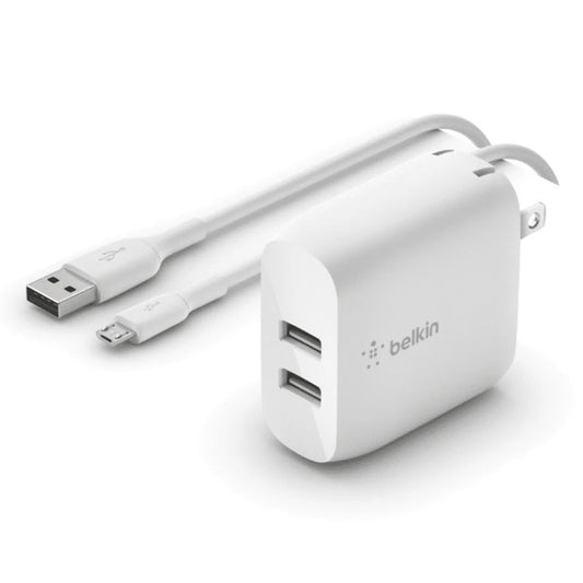 Cargador Belkin Lightning 2 puertos USB