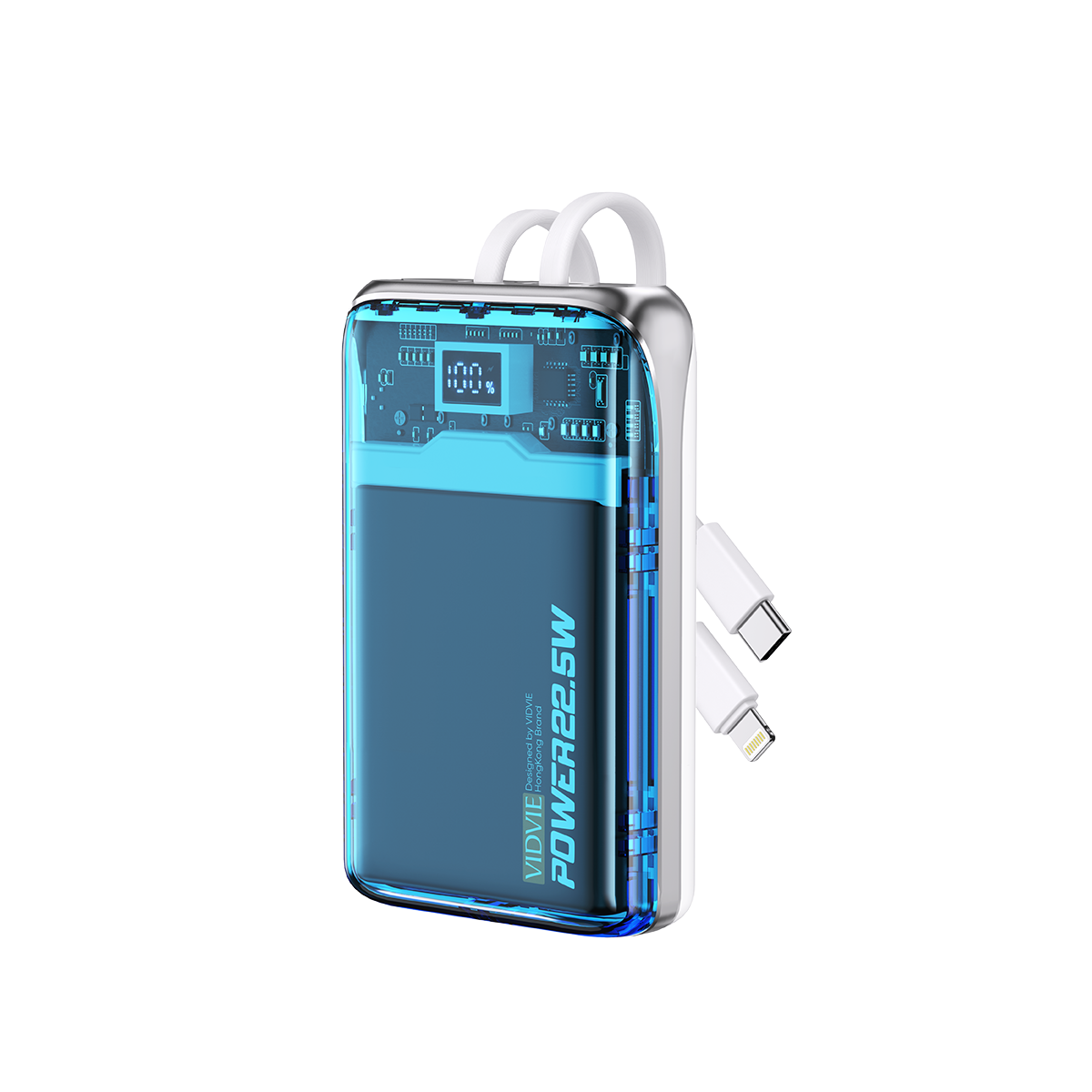 PB794 Transparent power bank 20000mAh 2 en 1